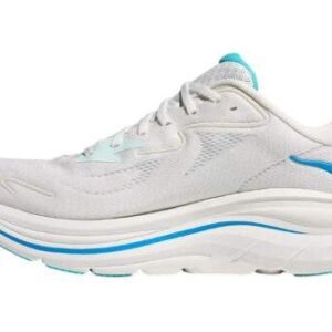 Hoka Clifton 10 Wide White/Blue – נעלי ריצה רחבות עם ריפוד מתקדם – תמונה 2