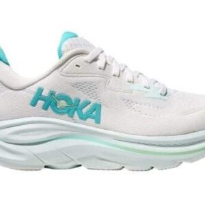 ⁦Hoka Clifton 10 Wide White/Blue Sielo – נעלי ריצה רחבות עם ריפוד קליל⁩ – תמונה ⁦1⁩