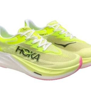 ⁦Hoka Rocket X 3 Sunlight Neon Hoka Citrus – נעלי ריצה קלות עם שיכוך מתקדם⁩ – תמונה ⁦4⁩