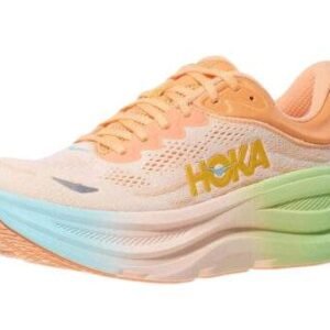 Hoka Bondi 9 Wide Frost Pale Tangerine – נעלי ריצה רחבות עם שיכוך מתקדם – תמונה 3