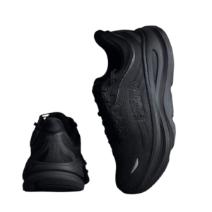 Hoka Bondi 9 Wide נעלי ריצה רחבות עם ריכוך מקסימלי 'Black' – תמונה 6