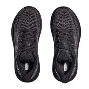 ⁦Hoka Clifton 9 נעלי ריצה רחבות ומרופדות 'Black'⁩ – תמונה ⁦4⁩
