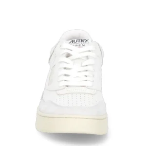 ⁦Autry Logo Detailed Lace-Up סניקרס⁩ – תמונה ⁦4⁩