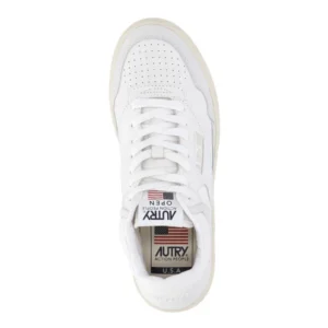 ⁦Autry Logo Detailed Lace-Up סניקרס⁩ – תמונה ⁦5⁩