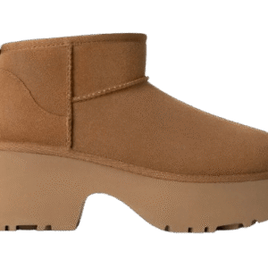 UGG Women’s Classic Ultra Mini New Heights Chestnut – מגפי פלטפורמה לנשים בצבע ערמוני – תמונה 1