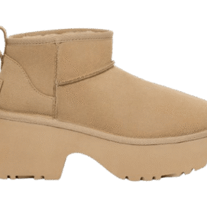 UGG Women’s Classic Ultra Mini New Heights Mustard Seed – מגפי פלטפורמה לנשים בצבע חרדל