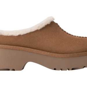 UGG Women’s New Heights Cozy Clog Chestnut – כפכפי עור עם פלטפורמה