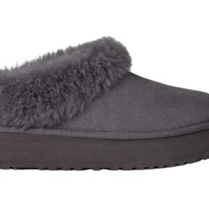 UGG Women’s Tazzelle Obsidian – נעלי בית לנשים בצבע שחור פחם – תמונה 1