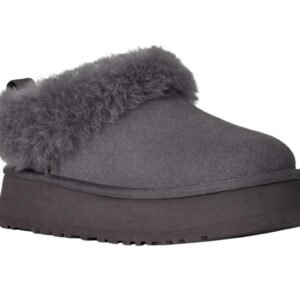 UGG Women’s Tazzelle Obsidian – נעלי בית לנשים בצבע שחור פחם – תמונה 2