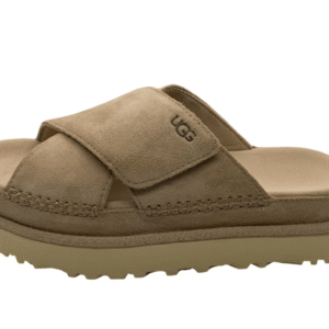 UGG Goldenstar Cross Slide Driftwood – כפכפי גברים בצבע חום בהיר