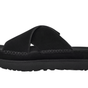 ⁦UGG Goldenstar Cross Slide Black – כפכפי גברים בצבע שחור⁩ – תמונה ⁦3⁩