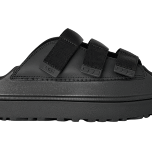 UGG Women’s GoldenGlow Slide Black – כפכפי נשים שחורים בעיצוב ספורטיבי