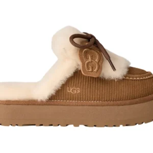 UGG Women’s Disquette Heritage Chestnut – נעלי מוקסין לנשים בצבע ערמוני – תמונה 1