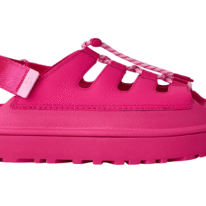 UGG Women’s GoldenGlow Toggle Deep Coral – סנדלי פלטפורמה לנשים בגוון קורל