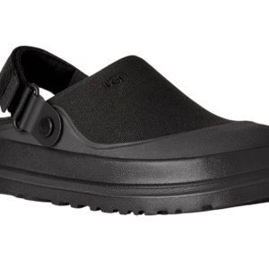 UGG Women’s GoldenGlow Canvas Clog Black – כפכפי פלטפורמה לנשים בצבע שחור – תמונה 3