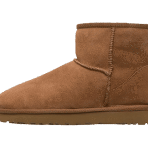 UGG Classic Mini Platform Chestnut מגפי UGG מעור עם פרוות כבשים – תמונה 1