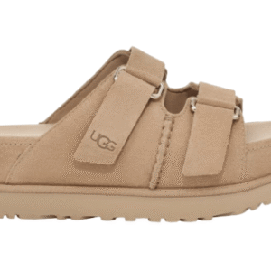 UGG Goldenstar Hi Slide Sand כפכפי UGG עם פלטפורמה עמידה למים – תמונה 1