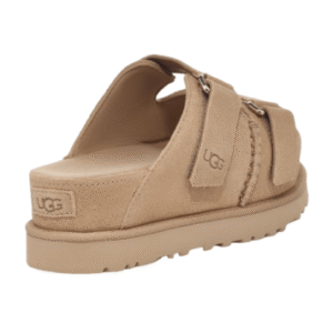 UGG Goldenstar Hi Slide Sand כפכפי UGG עם פלטפורמה עמידה למים – תמונה 3