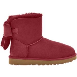 UGG Classic Heritage Bow Red – מגפי נשים קלאסיים עם פפיון בצבע אדום