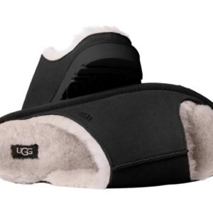 ⁦UGG Women’s Greenport Slide Black – כפכפי נשים בצבע שחור⁩ – תמונה ⁦3⁩