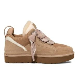 UGG Lowel Wheat נעלי UGG עם סוליית פלטפורמה ופרוות כבשים – תמונה 2