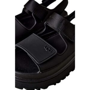 UGG GoldenGlow Sandal Black כפכפי UGG קלים עם פלטפורמה – תמונה 4