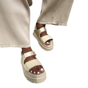 ⁦UGG GoldenGlow Sandal Sea Salt כפכפי UGG קלים עם פלטפורמה⁩ – תמונה ⁦8⁩