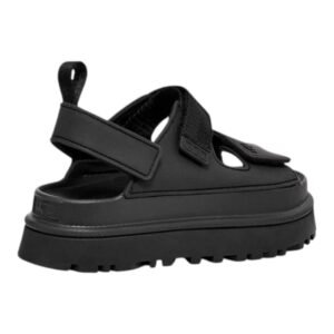 UGG GoldenGlow Sandal Black כפכפי UGG קלים עם פלטפורמה – תמונה 7